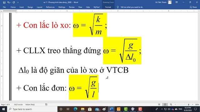 Vật lí 12_ Chuyên đề lập phương trình dao động con lắc lò xo смотреть онлайн