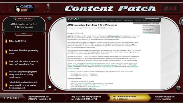 Content Patch - June 13th, 2013 - Ep. 099 [Sony DRM, WH40K MMO, Nintendo] смотреть онлайн
