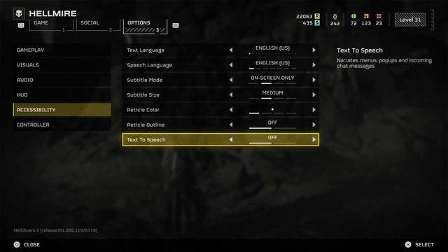 How to TURN OFF Text to Speech Talking Voice in Helldivers 2 (Settings Tutorial) смотреть онлайн