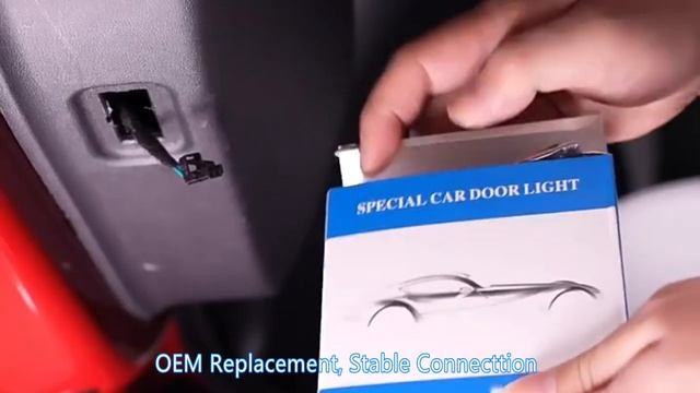 Car door Light with Tesla logo Projector смотреть онлайн
