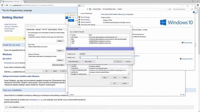 Install and Setup Golang on Windows For Beginners смотреть онлайн
