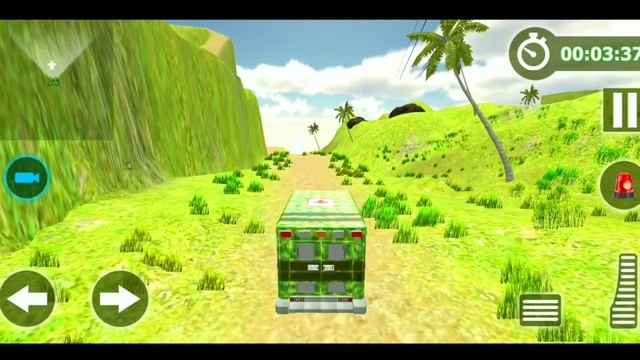 Ambulance Driving Game For US Army Life Save |emergency offroad simulator - Android Gameplay смотреть онлайн