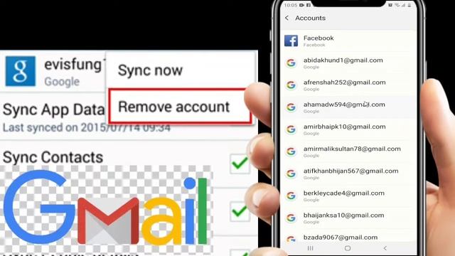 How to Remove Gmail account From Android phone | Google account Mobile sai Kaisy Remove kary 2021 смотреть онлайн