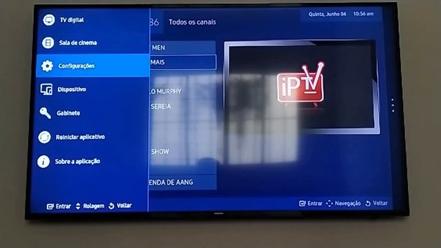 Novo Aplicativo de IPTV para Smart TV Samsung смотреть онлайн