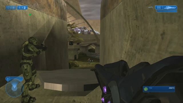 When Your Friend Thinks He Can Outsmart A Halo 2 Sniper Jackal смотреть онлайн