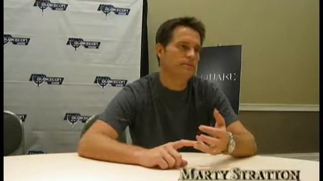 Interview with Marty Stratton at QuakeCon 2008 (Part 3 - "The bonus grapple round") смотреть онлайн