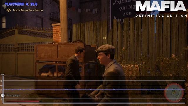 Mafia 1 Remake (Definitive Edition) - PS4 Framerate Test смотреть онлайн