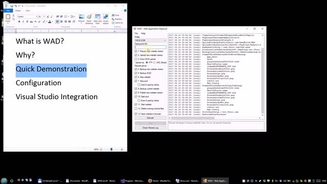 Website (Web Application) Deployment Tool смотреть онлайн
