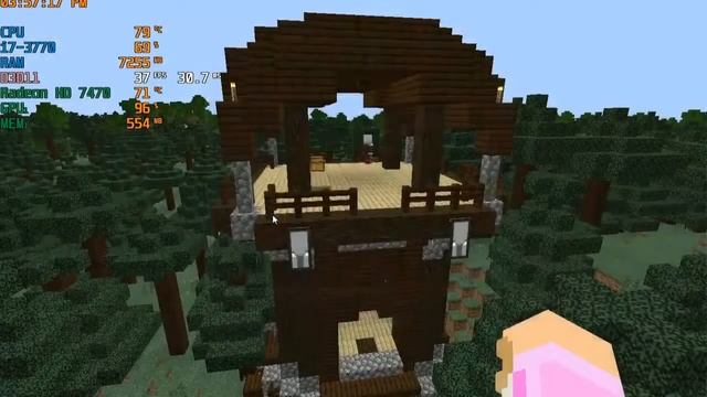 Benchmark Minecraft Bedrock/I7-3770/ATI RADEON HD 7470 1GB GDDR5 смотреть онлайн