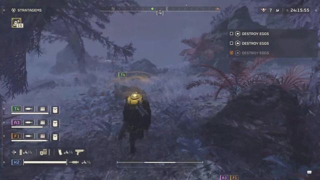 HELLDIVERS 2 Going after the purple sample Extreme Level смотреть онлайн