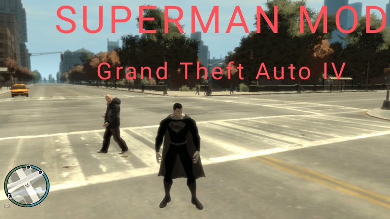 как скачать мод на супермена в гта4