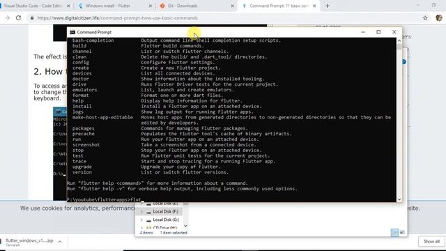 Flutter Basic part 1 Installation of Flutter and creating demo app смотреть онлайн