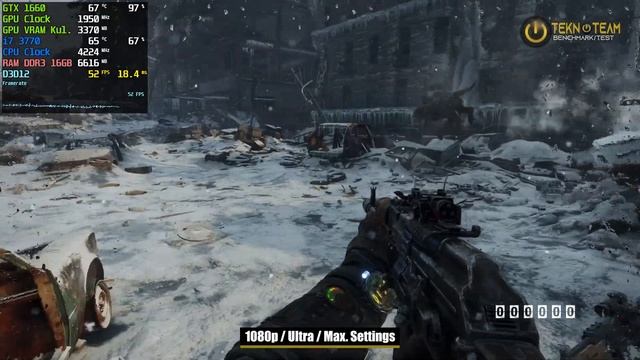 METRO EXODUS GTX 1660 | i7 3770 | 1080p Gameplay Test смотреть онлайн