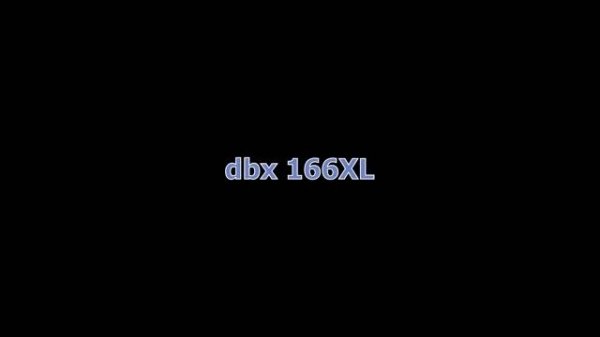 dbx 166XL vs 1066