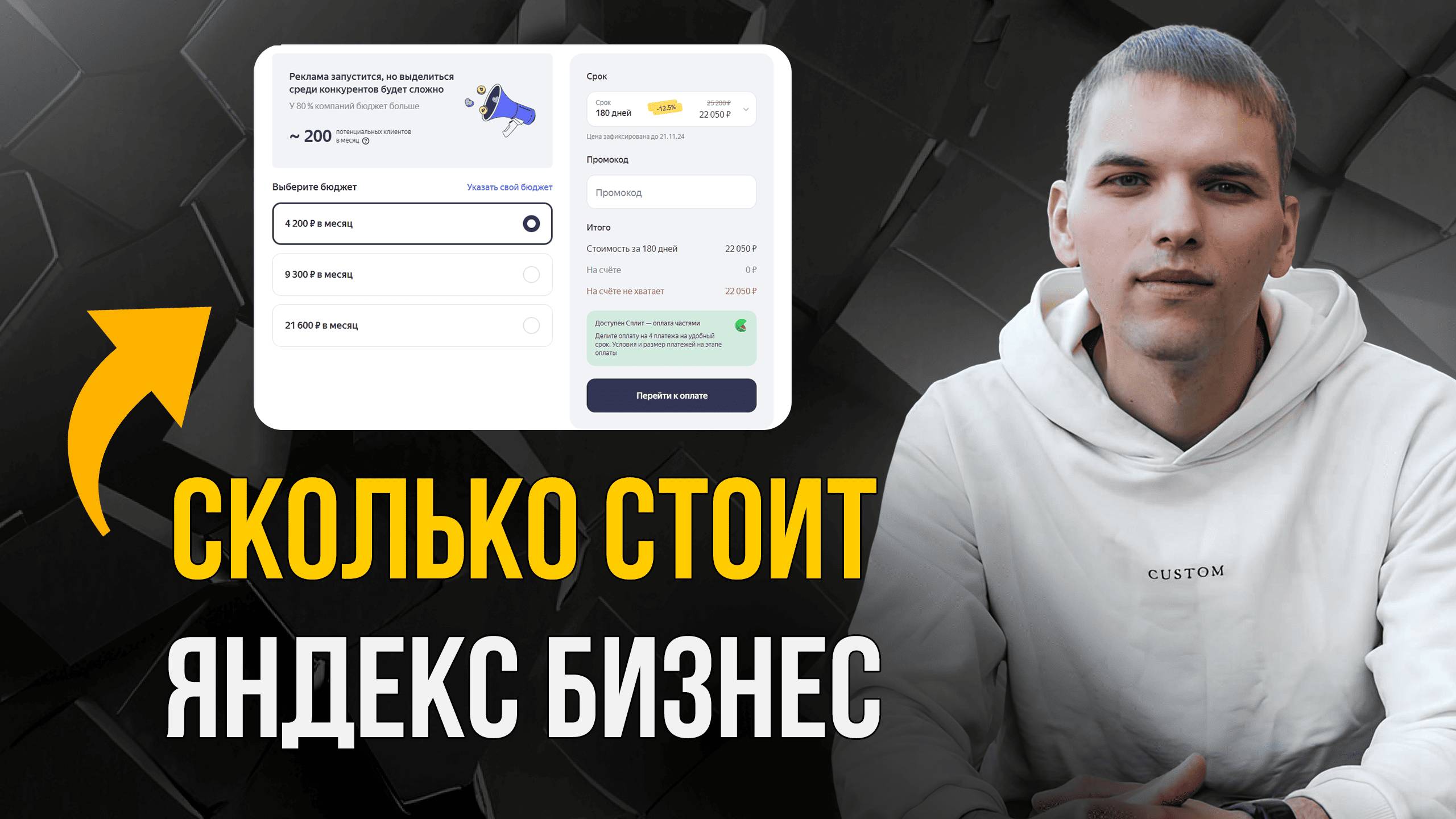 Яндекс Бизнес сколько стоит