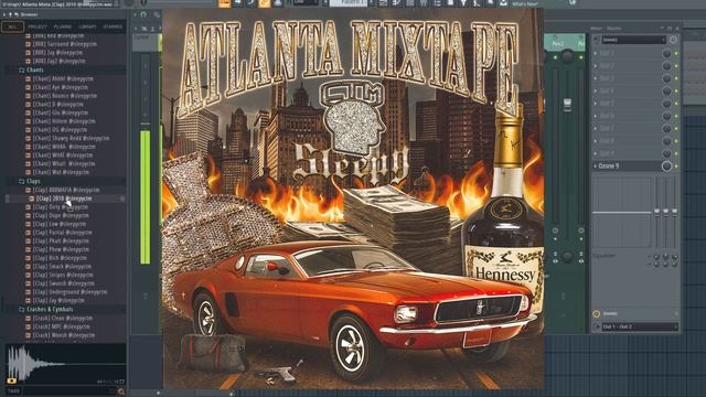 FREE Drum Kit [+100] Trap Drum Kit - Atlanta Mixtape By SleepyCtm (Future, Zaytoven, D Rich )