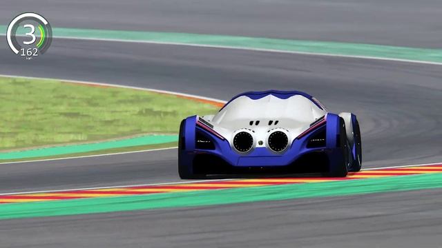 Devel Sixteen vs Lamborghini V12 Vision GT vs McLaren Senna GTR - Spa смотреть онлайн