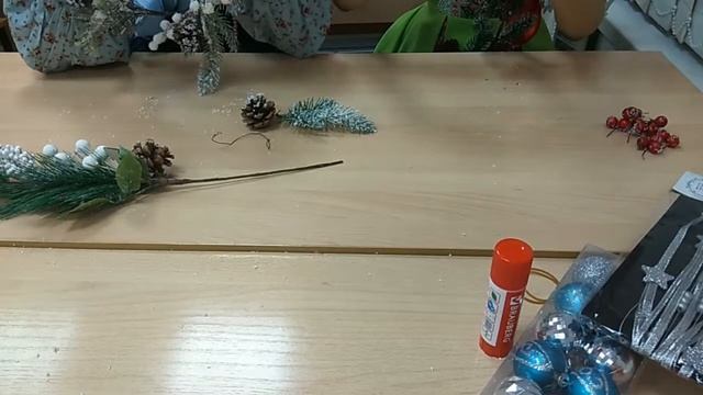 Мастер-класс по изготовлению рождественского венка.