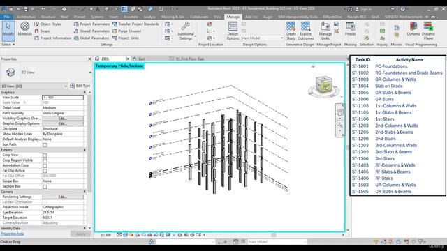4.7 -Assign Task ID to Footings and Columns