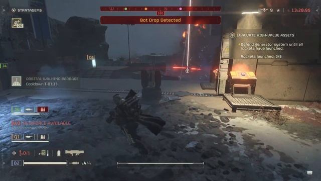 Automatons | HELLDIVE level 9| Evacuate high value asset | HELLDIVERS 2 смотреть онлайн