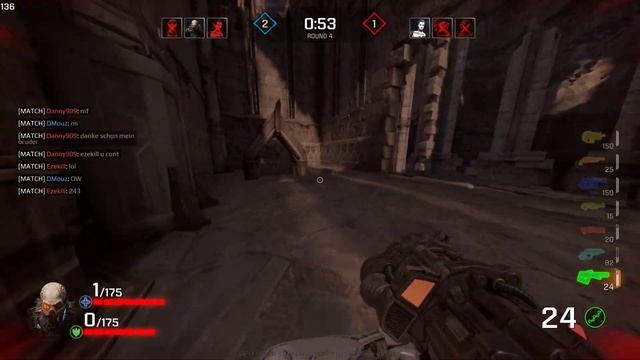 1 HP winning play - Quake Champions смотреть онлайн
