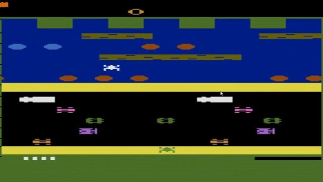 Frogger Gameplay Atari 2600 смотреть онлайн