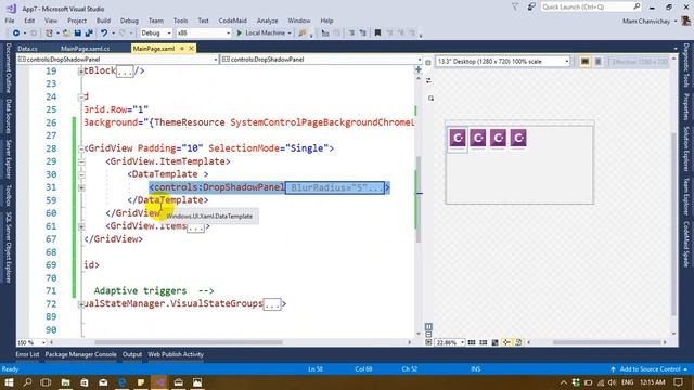UWP how to build an awesome gridview (Material Design) part2 смотреть онлайн