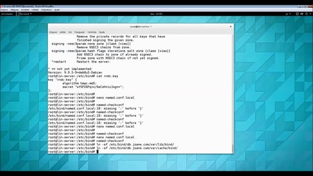 Configuração DNS Linux - 192.168.8.0/24 смотреть онлайн