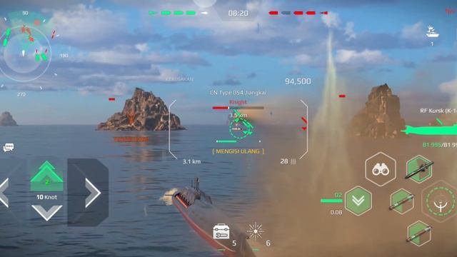 rf kursk - Penyelam Handal fokus reload dan Damage | Modern warship Online смотреть онлайн