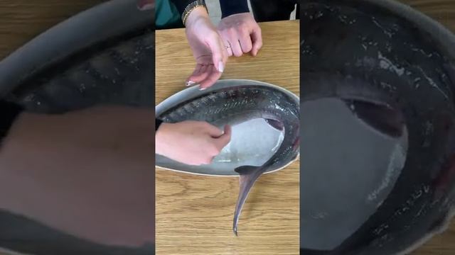 thumb-Осетр охлажденный непотрашеный с головой ~2кг-2}