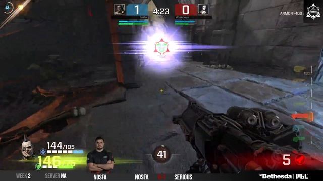 nosfa vs serious - Quake Pro League - Week 2 смотреть онлайн