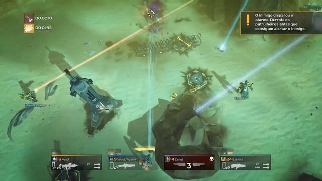 Helldivers Coop Frenético #03 (VAMOS JOGAR) - Amigo que é amigo morre junto [PT-BR] смотреть онлайн