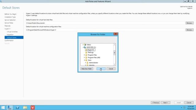 1. Cоздание хоста виртуализации [Hyper-V в Windows Server 2012 R2] смотреть онлайн