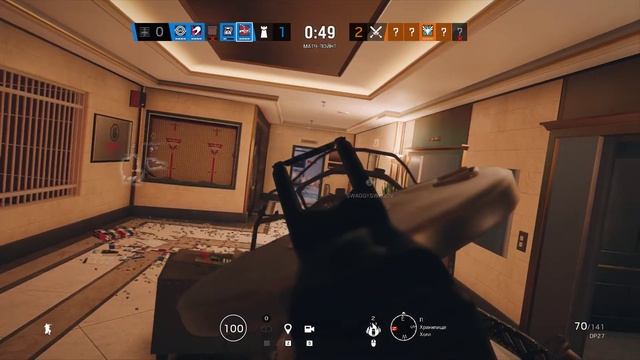 Tachankin/Clash combo on "Bank" map! - Rainbow Six Siege смотреть онлайн