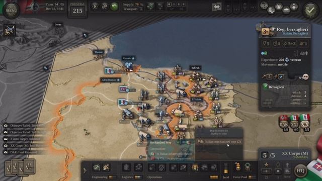 03 Unity of Command Desert Fox Retreat From Tobruk x2 смотреть онлайн