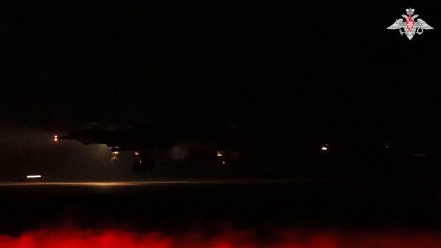 Стратегические ракетоносцы Ту-95мс на учениях ракетных войск. смотреть онлайн