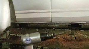 кузовной ремонт, замена порога, порядок применения инструмента