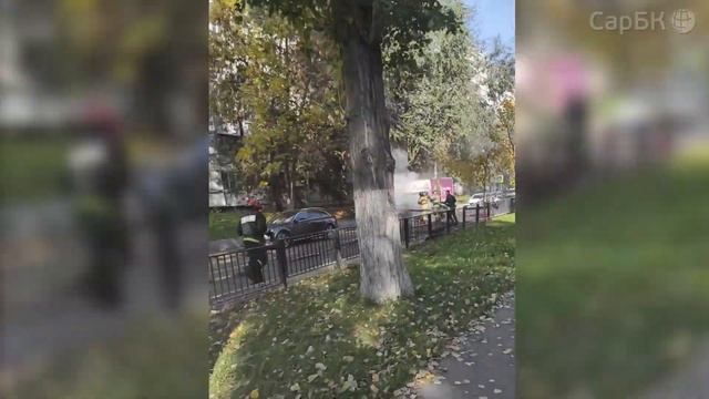 На Рахова горела «ГАЗель» смотреть онлайн