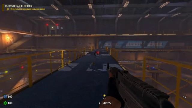 Serious Sam Siberian Mayhem, у цеха распределения перед боем, подбор оружия, изучение врагов,NewPC2 смотреть онлайн