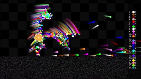 Escape 3 - Survival Marble Race in Algodoo