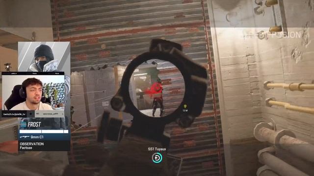 JE ME MET A DECOUVERT POUR LE STREAM !! - Rainbow Six Siege (7) смотреть онлайн