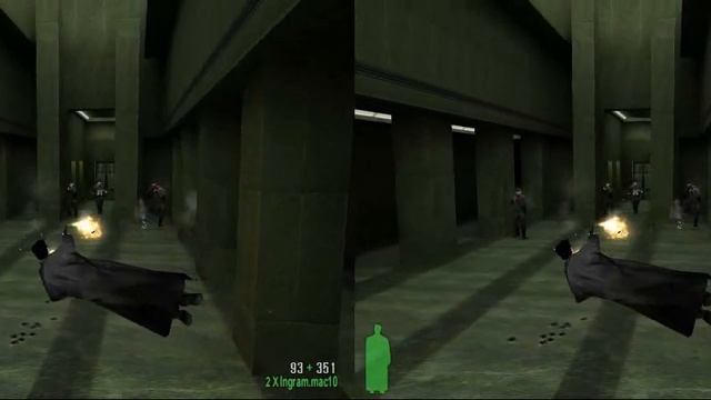 Max Payne : Matrix Lobby Shootout - Youtube 3D testvideo (iz3d driver) смотреть онлайн