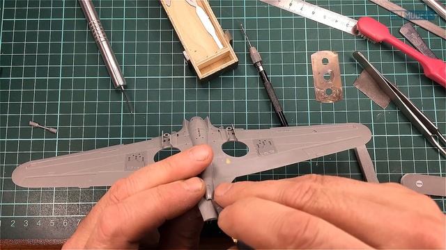P-40N Warhawk Hasegawa 1/48 Step-by-Step Build Part 10 смотреть онлайн