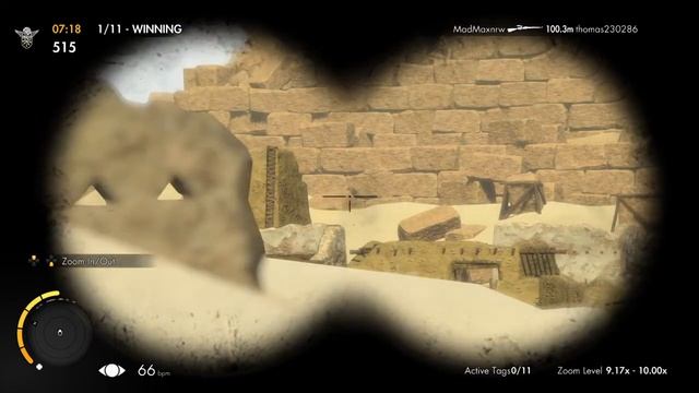Sniper Elite 3 - PS4 Multiplayer Deathmatch Ruins #14 смотреть онлайн