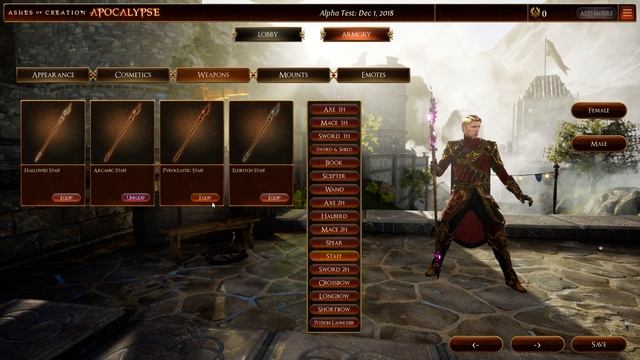 Ashes of Creation Armor, Appearance, Cosmetics, Weapons, Mounts and Emotes смотреть онлайн