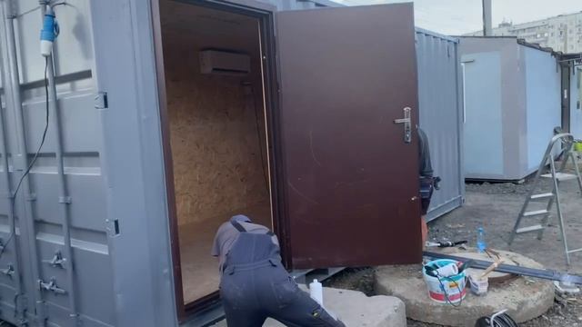 Бытовка из 20-футового контейнера смотреть онлайн