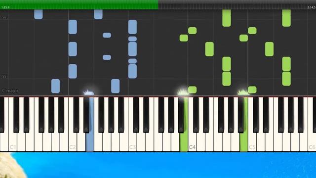Swedish House Mafia - Save The World (piano tutorial) смотреть онлайн