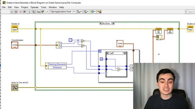 Creating an Object Oriented Snake Game in LabVIEW смотреть онлайн