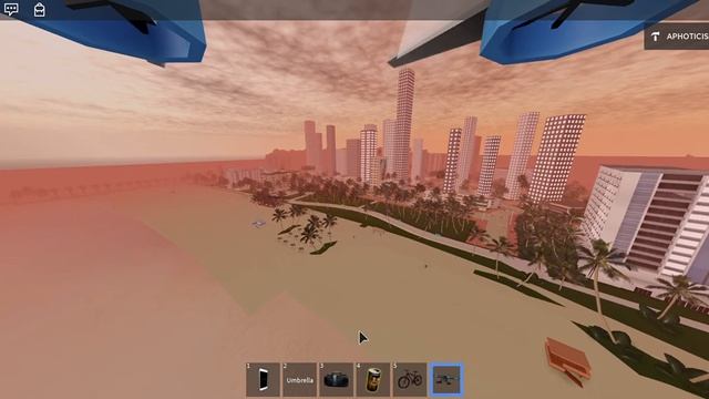 Empty Streets in Miami, Florida (Roblox Drone View) смотреть онлайн
