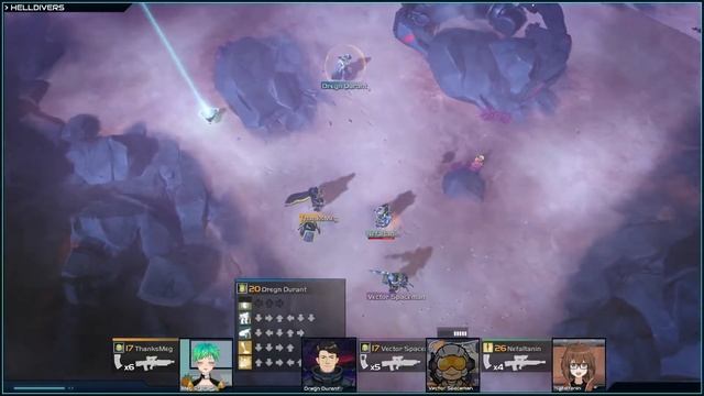 HELLDIVERS - Live Free or Dive Hard (ft. Nefaltanin, Vector Spaceman, & MegStego) смотреть онлайн